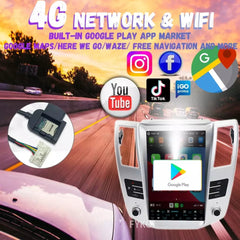 12,1 Zoll Qualcomm für Lexus RX RX300 RX330 RX350 RX400H 2004–2008 Autoradio-Stereo-Carplay-Upgrade Tesla-Stil-Bildschirm Android Auto GPS-Navigation Multimedia-Player