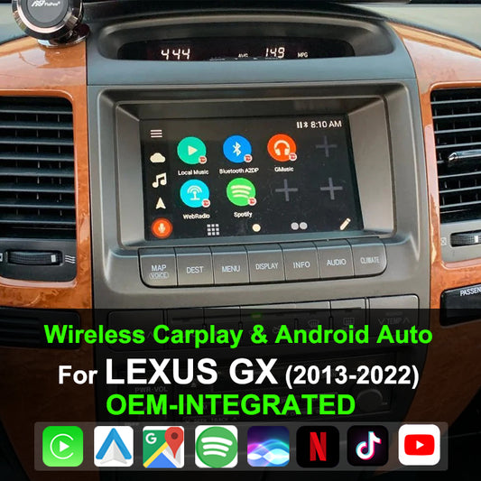 OEM Apple CarPlay & Android Auto Upgrade Module for Lexus GX 2013-2022