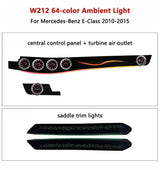 For Mercedes-Benz E-Class W212 2010-2015 64 colors Galaxy Symphony Ambient Lighting Carputech