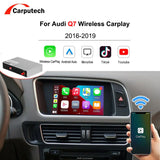 Wireless CarPlay Decoder Android Auto Interface for Audi Q7 2016-2019 with AirPlay Mirror Link Car Play Functions Carputech