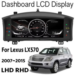Für Lexus LX570 2007-2017 12.3 "LCD Digital Dashboard Cluster Auto Panel Tacho Virtuelle Cockpit 