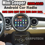 8" For MINI Cooper R55 R56 R57 R58 R59 R60 R61 2006-2015 Car Radio Stereo Carplay Upgrade Screen Android Auto GPS Navigation Multimedia Player Carputech