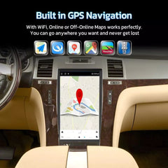 Autoradio 13,6" Qualcomm pour Cadillac Escalade 2006-2015, stéréo, Carplay, mise à niveau, écran de style Tesla, Android Auto, navigation GPS, lecteur multimédia
