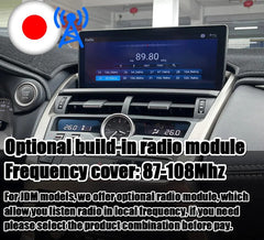 Boîtier d'interface sans fil Carplay et Android Auto pour Lexus LX570 2012-2021 avec module de mise à niveau Carplay avec lien miroir téléphonique 
