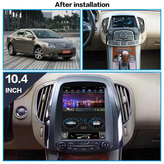 10.4" For Buick LaCrosse 2009-2012 Car Radio Headunit Stereo Carplay Upgrade Tesla Style Screen Android Auto GPS Navigation Multimedia Player
