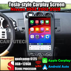 Autoradio 14,5" Qualcomm pour Nissan 350Z 2002-2009, stéréo, Carplay, mise à niveau, écran de style Tesla, Android Auto, navigation GPS, lecteur multimédia 