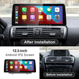 Wireless Apple CarPlay & Android Auto Linux Screen for BMW 3/4 Series F30/F31/F32/F33/F34/F36 2012–2016 NBT System – 10.25" & 12.3" Options