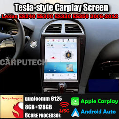 12.1" Qualcomm For Lexus ES240 ES300 ES330 ES350 2006-2012 Car Radio Stereo Carplay Upgrade Tesla Style Screen Android Auto GPS Navigation Multimedia Player