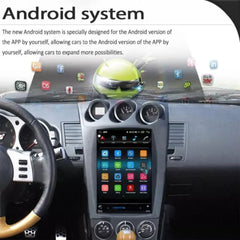 Autoradio 14,5" Qualcomm pour Nissan 350Z 2002-2009, stéréo, Carplay, mise à niveau, écran de style Tesla, Android Auto, navigation GPS, lecteur multimédia 