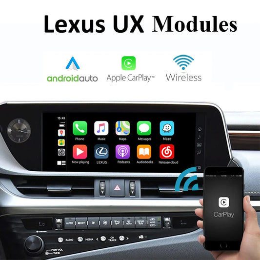 Wireless CarPlay Modules for Lexus UX 2019-2023, with Android Auto Mirror Link AirPlay Car Play Navigation Functions