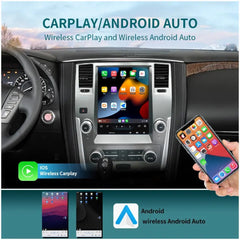 12.1" Qualcomm pour Infiniti QX56 2010-2020 Autoradio Stéréo Carplay Mise à Niveau Écran Style Tesla Android Auto Navigation GPS Lecteur Multimédia 