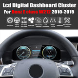 For Mercedes Benz E class W212 NTG 4.5 4.0 2010-2015 12.3" LCD Digital Dashboard Cluster Car Panel Speedometer Virtual Cockpit Carputech