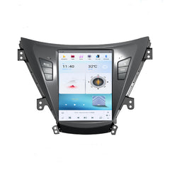 Autoradio 10,4" pour Hyundai Elantra 2011-2013, stéréo, Carplay, mise à niveau, écran de style Tesla, Android Auto, navigation GPS, lecteur multimédia