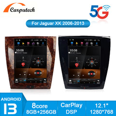 Jaguar XK XKR XKR-S 2006 - 2013  Android 13 Car Multimedia Player For Car Radio GPS Navigation Auto Audio DSP 12.1 Inch Tesla Style Screen