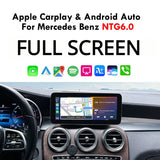 Full-Screen Wireless CarPlay & Android Auto for Mercedes-Benz NTG5.5 NTG6.0 (2018–2022)| OEM Sound Quality carlinkitbox