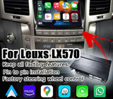 Wireless Carplay&Android Auto Interface Box for Lexus LX570 2012-2021 with Phone Mirror Link Carplay Upgrade Module Carputech