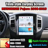 12.1" For MITSUBISHI Pajero 2008-2019 Car Radio Headunit Stereo Carplay Upgrade Tesla Style Screen Android Auto GPS Navigation Multimedia Player Carputech