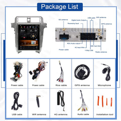 15" Qualcomm für LEXUS GX460 2010-2021 Autoradio Stereo Carplay Upgrade Tesla Style Bildschirm Android Auto GPS Navigation Multimedia Player