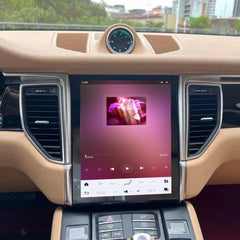 Autoradio 10,4" Qualcomm pour Porsche Macan 2014-2019, mise à niveau Carplay, écran de style Tesla, Android Auto, navigation GPS, lecteur multimédia