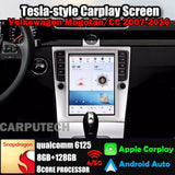 10.4" For Volkswagen Magotan/CC 2007-2016 Car Radio Headunit Stereo Carplay Upgrade Tesla Style Screen Android Auto GPS Navigation Multimedia Player Carputech