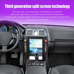 Autoradio 13,9" Qualcomm pour Maserati Quattroporte 2004-2012, mise à niveau Carplay, écran de style Tesla, Android Auto, navigation GPS, lecteur multimédia