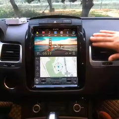 Autoradio 10,4" pour VW Volkswagen Touareg 2010-2017, stéréo, Carplay, mise à niveau, écran de style Tesla, Android Auto, navigation GPS, lecteur multimédia
