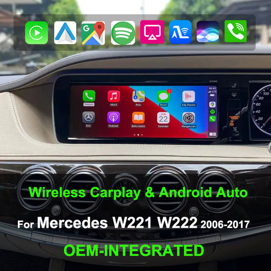 Mercedes S-Class 2006-2017 | Apple Carplay & Android Auto Module