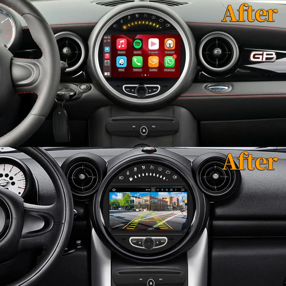8" For Mini Roadster 2012-2024 Car Radio Stereo Carplay Upgrade Screen Android Auto GPS Navigation Multimedia Player Carputech