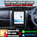 12.1" For Toyota fortuner 2016-2022 Car Radio Stereo Carplay Upgrade Tesla Style Screen Android Auto GPS Navigation Multimedia Player Carputech