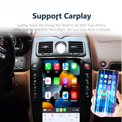 Autoradio 13,9" Qualcomm pour Maserati Quattroporte 2004-2012, mise à niveau Carplay, écran de style Tesla, Android Auto, navigation GPS, lecteur multimédia