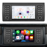Carputech 1996-2007 BMW X5 E53 5 Series E39 Android 12 Wireless Apple CarPlay & Android Auto Car Radio with 8-core Processor & 7 Inch IPS Touch Screen Carputech