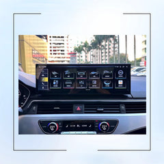 14,9 Zoll Android 13 Auto-DVD-Player mit Touchscreen für Audi A4 A4L 2017-2019 Carplay Android Auto 4G WLAN GPS-Navigation 