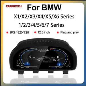 2024 New Lcd Digital Dashboard Cluster Digital Speedometer For BMW 1/2/3/4/5/6/7 Seires X1/X2/X3/X4/X5/X6 Series Carputech