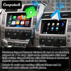 Boîtier d'interface sans fil Carplay et Android Auto pour Lexus LX570 2012-2021 avec module de mise à niveau Carplay avec lien miroir téléphonique 