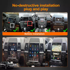 13.6" Qualcomm For Land Rover Freelander 2007-2015 Car Radio Stereo Carplay Upgrade Tesla Style Screen Android Auto GPS Navigation Multimedia Player