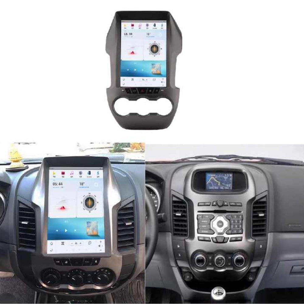 12.1" For Ford Ranger 2008-2014 Car Radio Headunit Stereo Carplay Upgrade Tesla Style Screen Android Auto GPS Navigation Multimedia Player