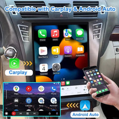 12,1 Zoll Qualcomm für Lexus LS460 LS600 2006–2015 Autoradio-Stereo-Carplay-Upgrade Tesla-Stil-Bildschirm Android Auto GPS-Navigation Multimedia-Player