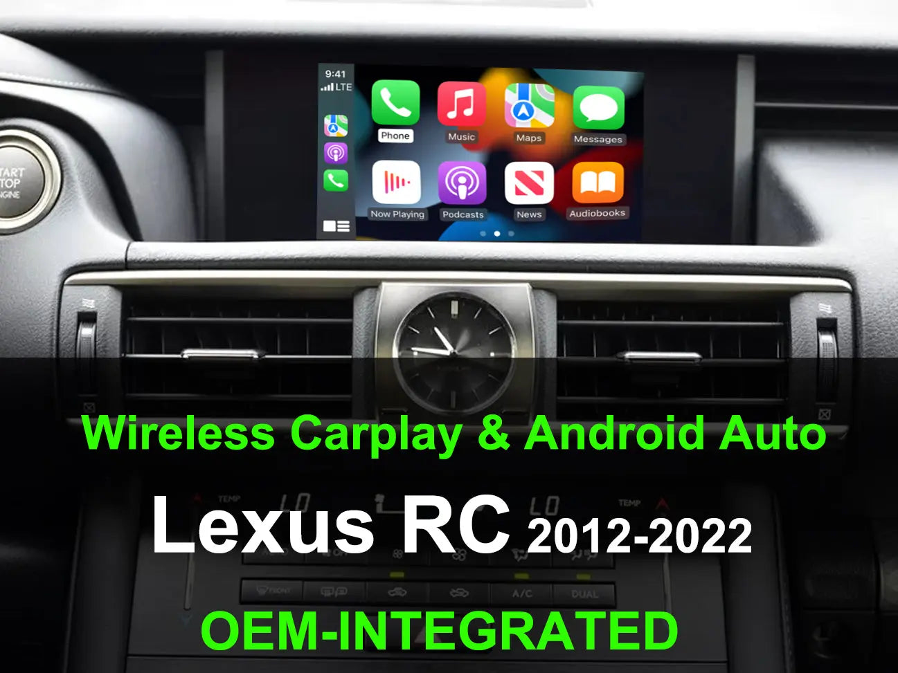 Android Auto Upgrades OEM Apple CarPlay & Android Auto Upgrade Module for Lexus RC 2013-2022 ...