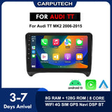 Audi TT 2006-2015 | Apple Carplay & Android Auto | Android 14 8Core 8+128G Car Radio Carputech