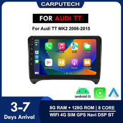 Audi TT 2006-2015 | Apple Carplay & Android Auto | Android 12 8Core 8+128G Car Radio