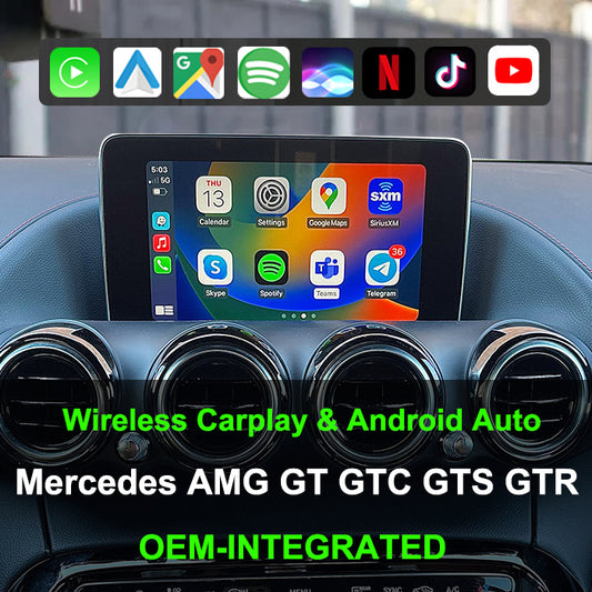 Mercedes Benz AMG GT GTC GTS GTR 2016-2019 | Apple Carplay & Android Auto Module
