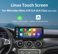 Für Mercedes-Benz AB CLA GLA Klasse W176 W246 2012-2019 12,3 Zoll Wireless Apple CarPlay Android Auto Multimedia Linux Displaybildschirm