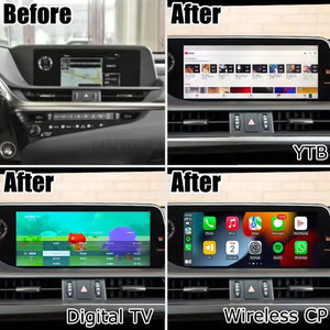 12.3 Inch Android Car Multimedia Auto Play Interface Radio Screen for Lexus ES ES350 ES300h ES250 2018-2023 Carputech