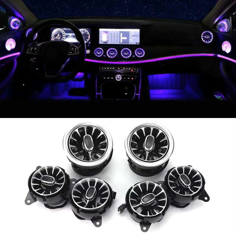 Full Set 64 Colors Ambient Lighting Kit for Mercedes Benz S-Class