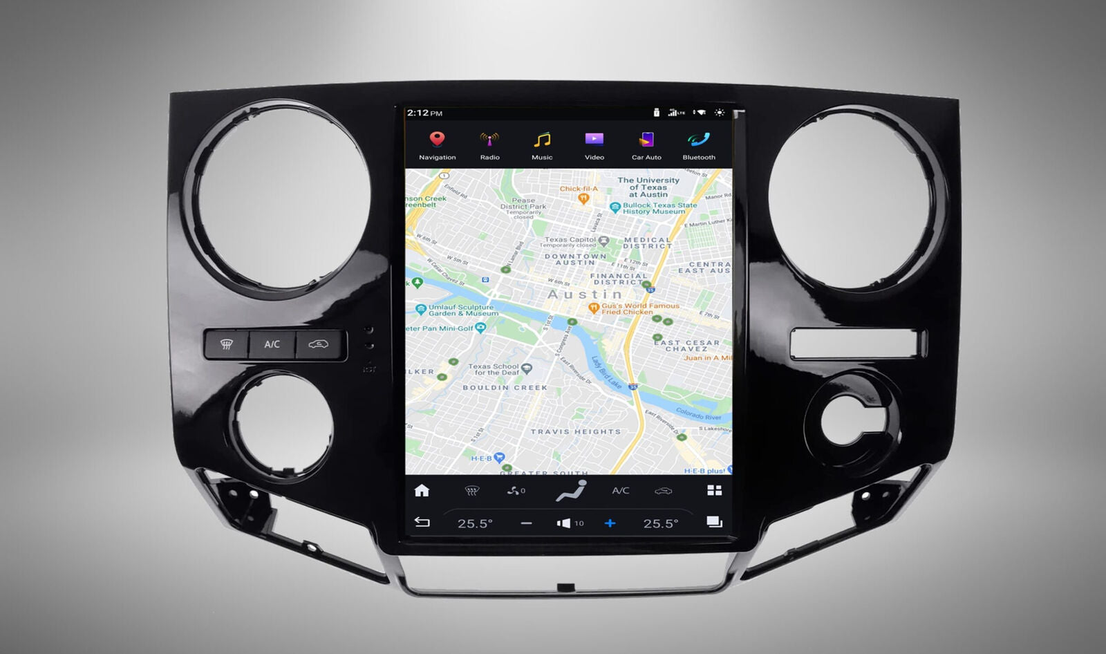 12.1" Tesla-Style Android Screen for Ford F-250 F-350 2009–2016 | Wireless CarPlay & Android Auto Carputech