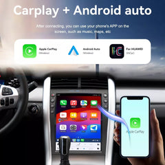 Autoradio 12,1" Qualcomm pour Ford Edge 2008-2014, stéréo, Carplay, mise à niveau, écran de style Tesla, Android Auto, navigation GPS, lecteur multimédia