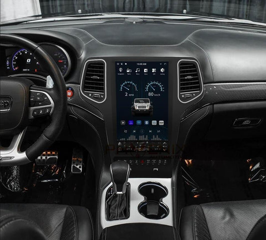 13.6" Tesla Radio For Jeep Grand Cherokee 2010-2020 Car Multimedia Player Stereo | Tesla-style Apple Carplay Screen