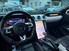 14.4" Qualcomm For Ford Mustang 2015-2023 Car Radio Stereo Carplay Upgrade Tesla Style Screen Android Auto GPS Navigation Multimedia Player