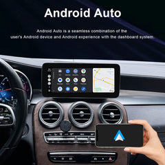 Full Screen Wireless CarPlay AA For Mercedes Benz A B C E CLS CLA GLA GLB GLC Class NTG5.5 NTG 6.0 MBUX 2018-2022 With Mirror Link Airplay