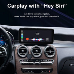 Full Screen Wireless CarPlay AA For Mercedes Benz A B C E CLS CLA GLA GLB GLC Class NTG5.5 NTG 6.0 MBUX 2018-2022 With Mirror Link Airplay